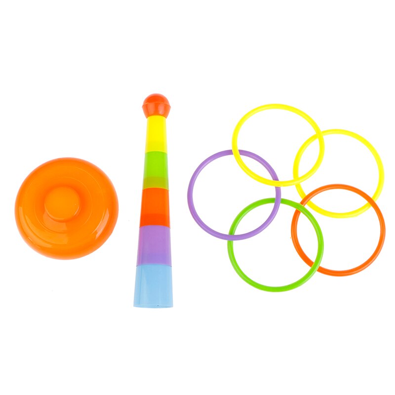 Juego de argolla pequeño, juego de jardín de plástico, juego de piscina, juego de Juguetes Divertidos para niños,