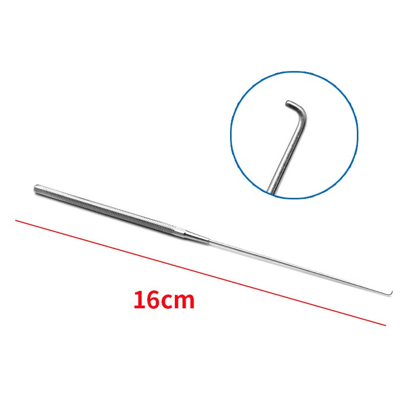 Cerumen Haken Cerumen Haken Gerade Gebogen Pistole Typ Hochschule Otologie Ausrügestochen Werkzeuge Koreanischen Ohr Verwenden Hohe Importiert Material: gebürstet Chrom