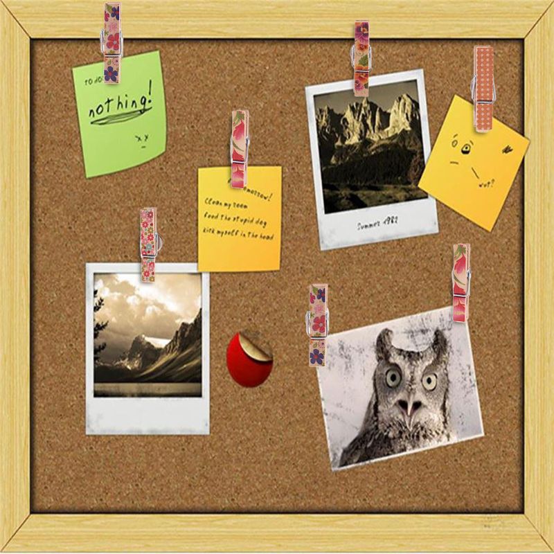 50 Pcs Push-Pins Clips Tacks Clips Daumen Clips Wand Clips mit Pins für Kork Boards Kabine Wände Mit Kunst projekte Fotos