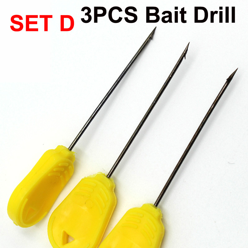 3PCS Carp Fishing Accessories for Carp Rig Fishing Carp Material Chod Zig Rig Tool carp feeder fishing equipment: Burgundy