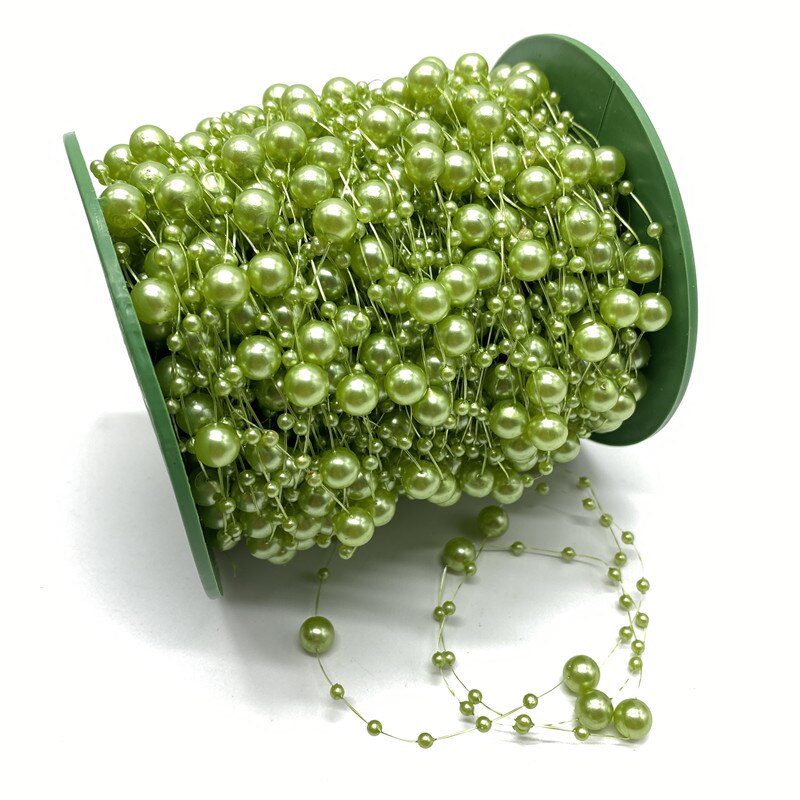 5Meter 3 + 8mm Angelschnur Künstliche Perlen Blume Perlen Kette Girlande Blumen Hochzeit Party Dekoration Diy Zubehör: 20