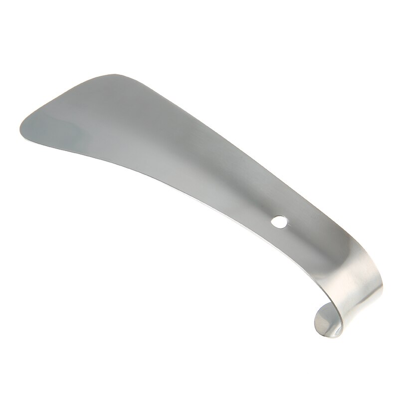 Long Shoe Horn tainless Steel Silver Metal Shoe Horn Easy Handle Spoon Leather Strap Travel Shoehorn Remover Flexible Shoe Horn