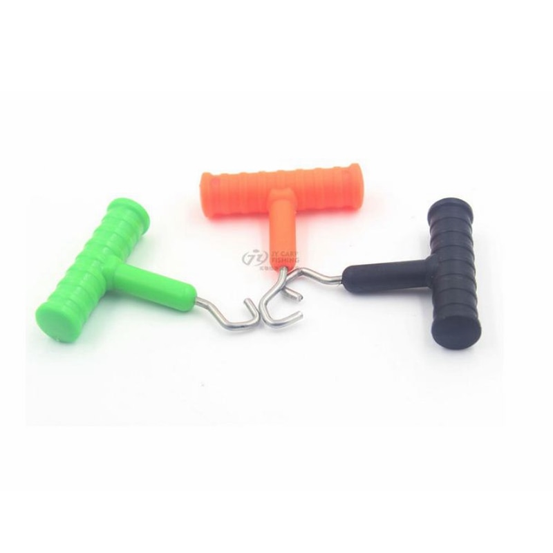 3 Stks/partij Vislijn Knoop Puller Rvs Vissen Hair Rig Vishaak Maken Knopen Gereedschap Karper Pesca Vissen Accessoires