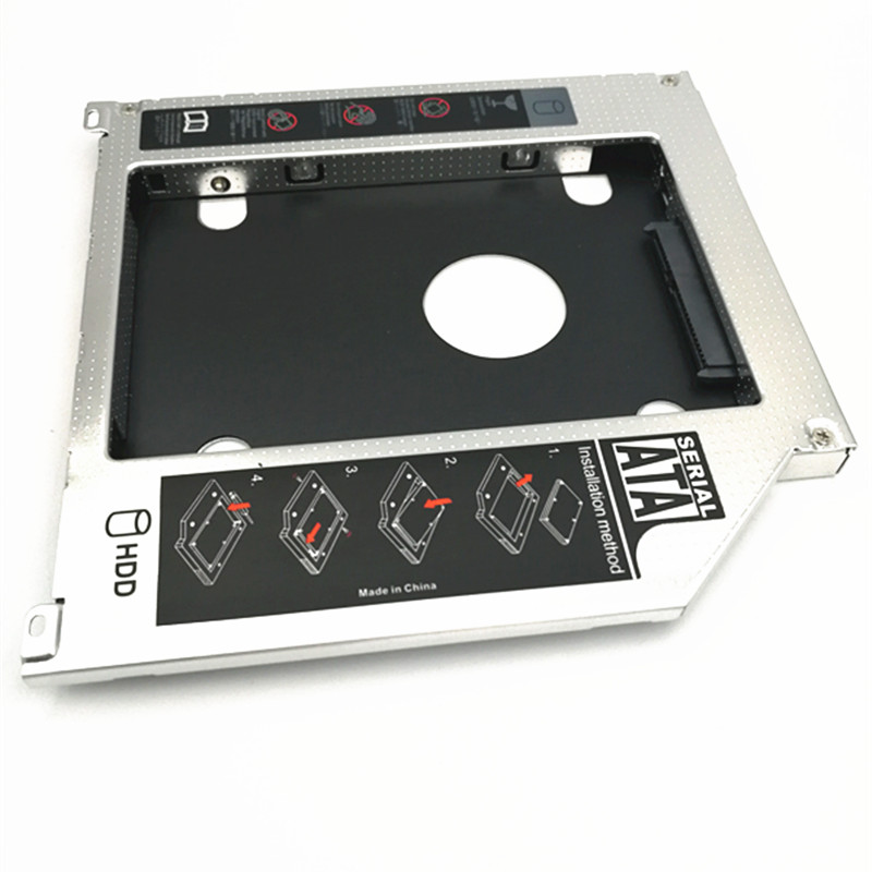 Caddy-Almacenamiento de memoria expansible para Apple Macbook Pro, disco duro de 2 ° HDD, módulo Caddy, bandeja SATA de 9,5mm, ,
