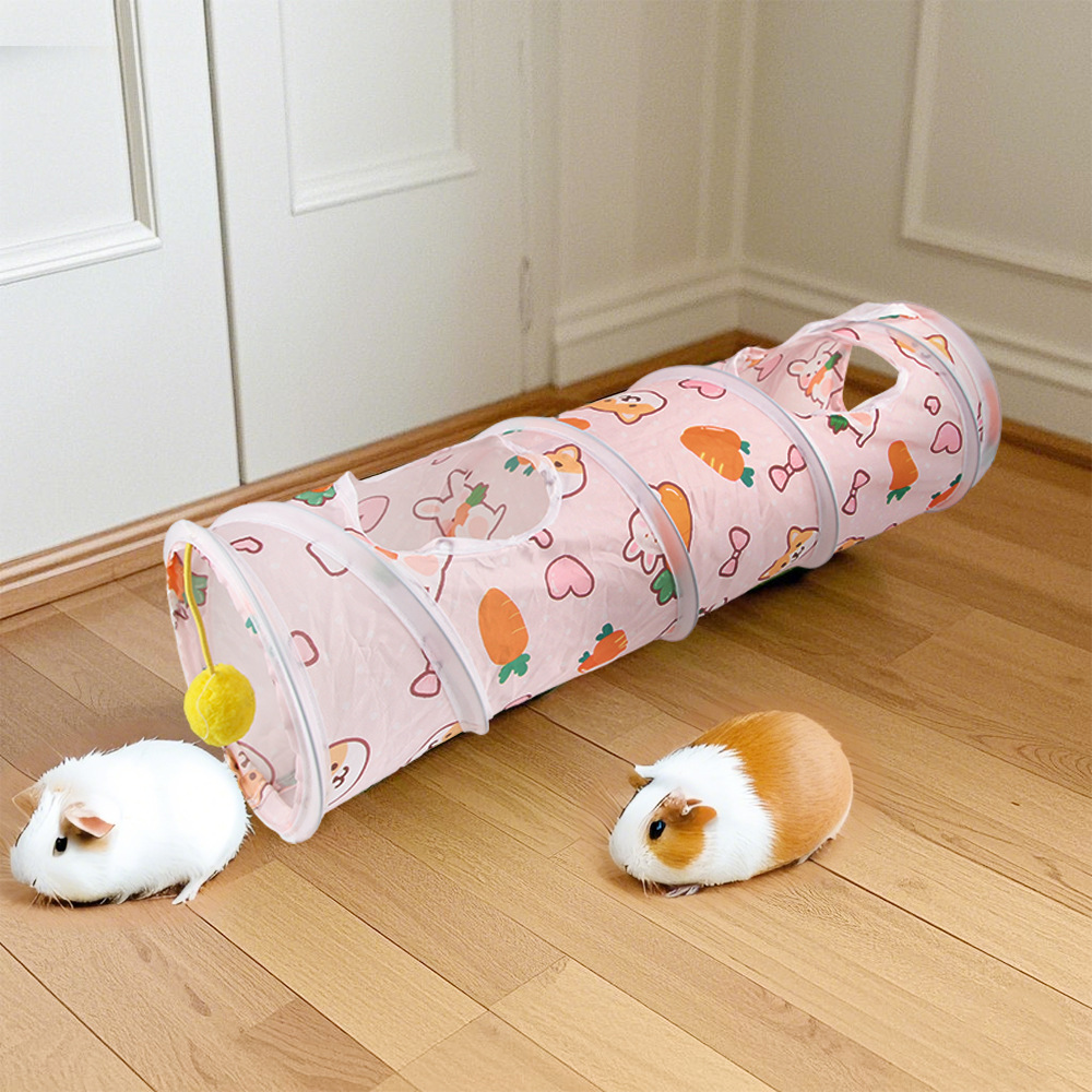 Wortelvormige Hamster Schuilplaats Opvouwbare Fret Speelgoed Tunnel voor Kleine Huisdieren Hamster Kooi Cavia Speelgoed Accessoires