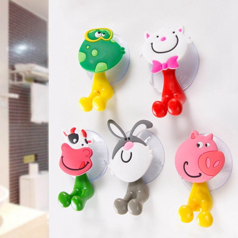1PC Dessin Animé Porte-Brosse À Dents Mural Mignon Porte-Brosse À Dents Salle De Bain Accessoires Organisateur Pour Brosses À Dents