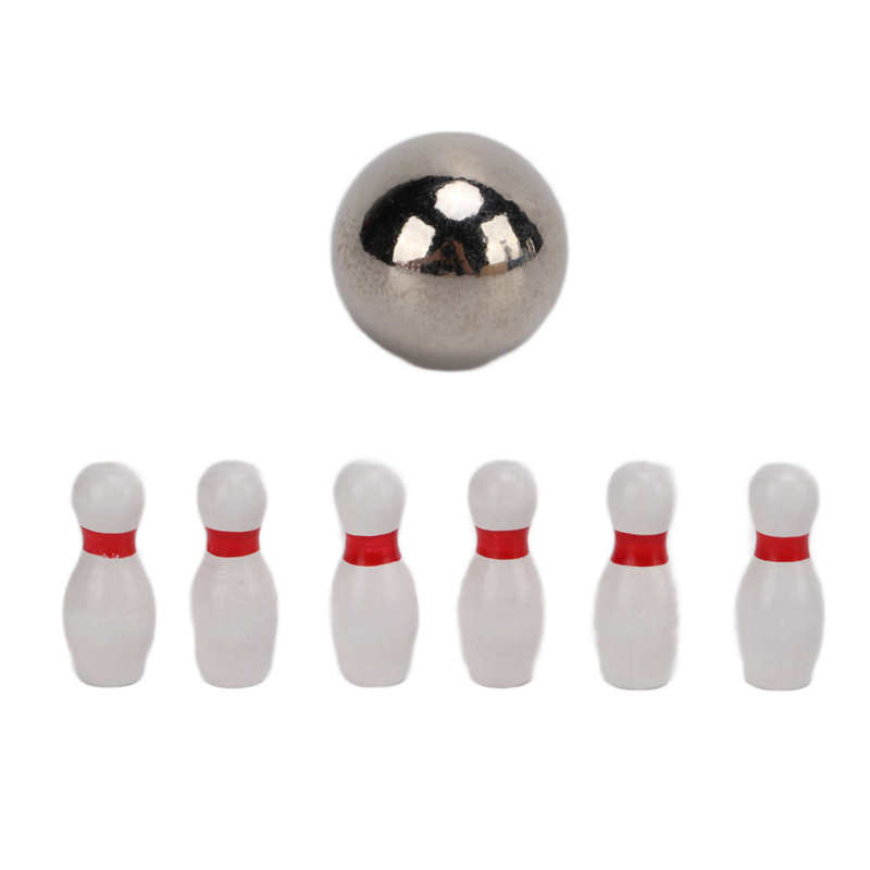 Mini Tabletop Bowling Balls Set Desktop Bowling Game Set for Kids and Adults