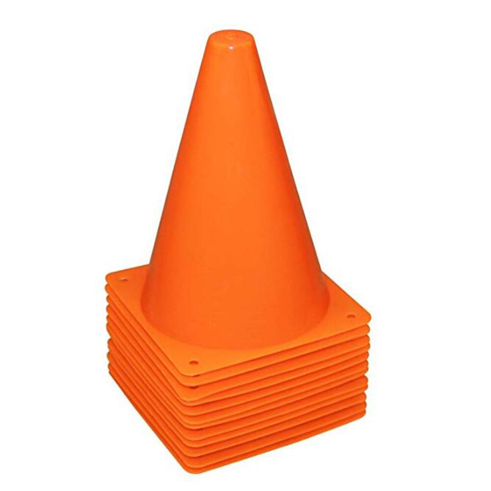 Barricata di traffico dell'attrezzatura di addestramento dei coni di calcio di sport del cono del blocco stradale 12pz per pattinaggio a rotelle