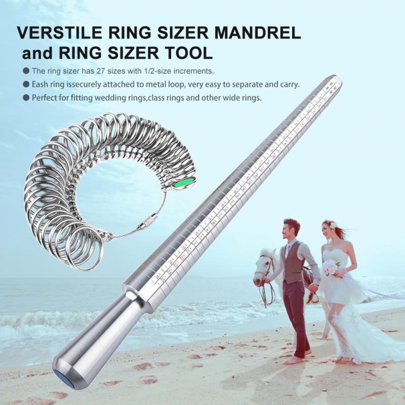 Sieraden Gereedschap Ring Size Doorn Stok Vinger Gauge Ring Enlarger Doorn Gauge Set Vinger Maten Meten Apparatuur