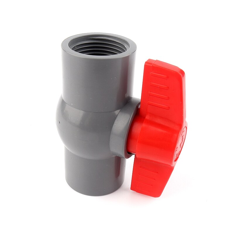 1-3 stk 1/2 " -4 " stor størrelse grå hunngjenger pvc kuleventil hage vanningsslangekoblingsfittings akvariebryter kuleventil