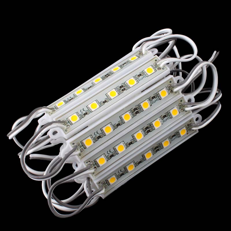 5 SMD 5050 LED Module Light Waterproof Hard Strip Bar Light Lamp 12V 5 Color Living Romm Bedroom #58338