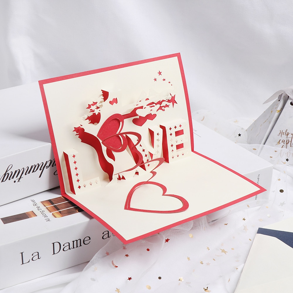 3D Pop hoch Karten Geburtstag Karte für Mädchen Frau Mann Geburtstag Hochzeitstag Kuchen Gruß Karte Postkarte valentinstag Karte