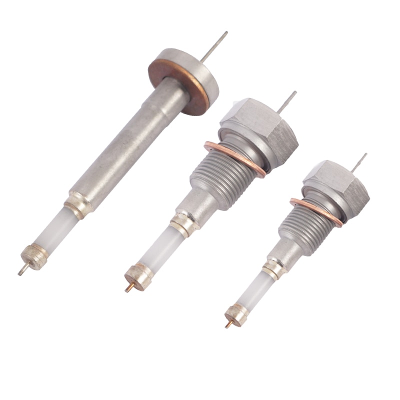 Ultra-pure Alumina Water Level Electrode Boiler Electric Contact Water Level Gauge Electrode Press-in External Thread Type