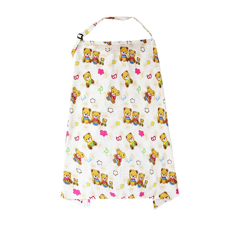 1 sztuk 100% bawełna oddychająca osłona robić karmienia piersią muślin karmienie dziecka fartuch mama na zewnątrz karmienie dziecka chusta robić karmienia piersią: kochanie niedźwiedź