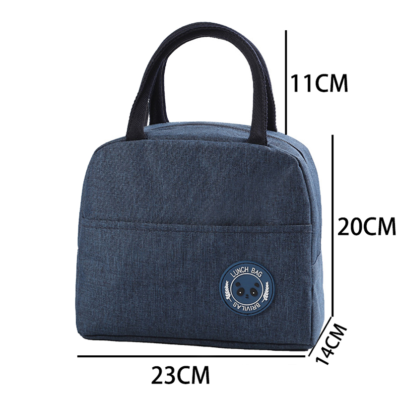 Stor termisk kjølebag piknik kjøler matboks camping matpakke kvinner barn matboks piknikkurv kjølebag til måltid: B -23 x 14 x 20