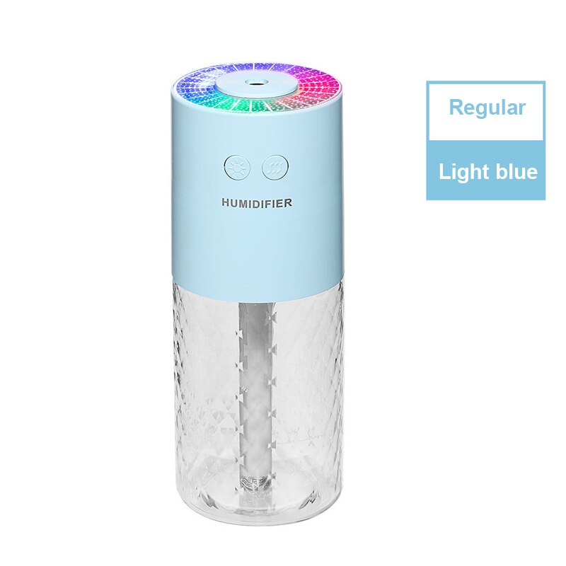 200Ml Luchtbevochtiger Usb Portbale Luchtbevochtiger Draadloze Diffuser Oplaadbare Luchtreinigers Essentiële Olie Schoner Huis: light blue