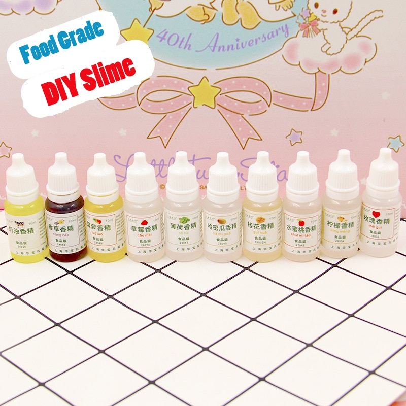 10ML Geschmack für Schleim Modellierung Ton DIY Pädagogisches Spielzeug für Kinder Kinder Kreative Machen Ihre Schleim Geruch Süße Scheiben aromen