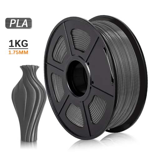 PLA 1KG 1,75mm Filamento Pla 1,75 MM Estrusor De Plastivo Para Arcilla Grau Farbe Umweltfreundliche Druck Material: PLA-grau