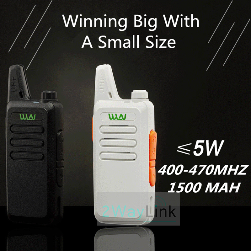 2 stücke WLN KD-C1 Mini Radio 5W Walkie Talkie UHF Zwei Funkgeräte RT22 ZT-X6 Handliche Mini 5W ham Radio KD-C2 Upgrade Version Billig Heißer