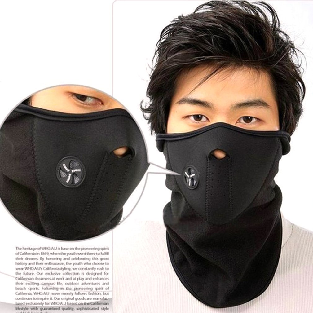 Warm Winter Ski Snow Scarf Motorcycle Half Face Mask Cover Outdoor Sport Neck Protector Motorcycle Face Mask