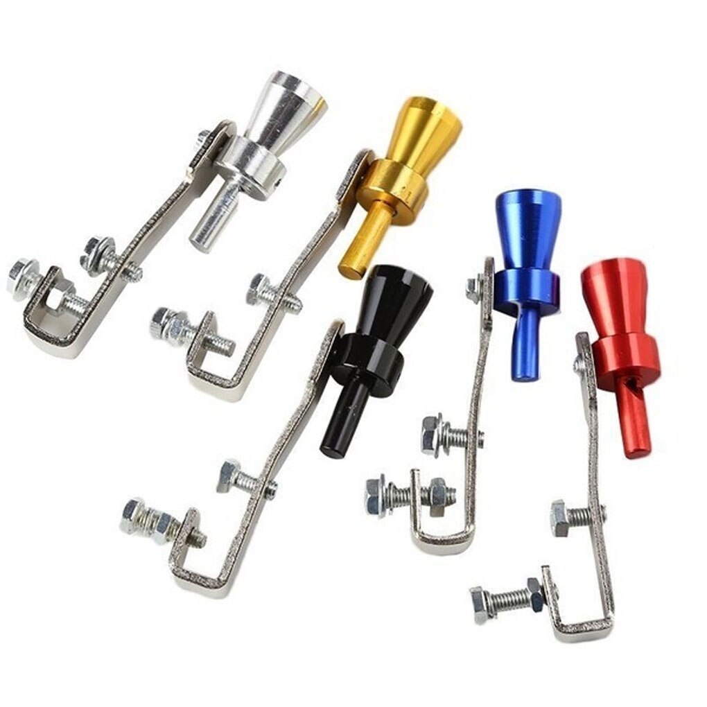 5 Colors Aluminum Alloy Turbo Whistle Universal Car Turbo Whistle Car Refitting Turbo Whistle Exhaust Pipe Sound Turbo Tail