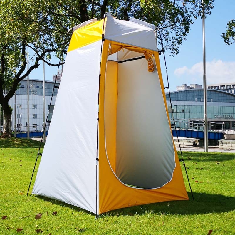 Portable Shower Toilet Tent Camping tents Outdoor Waterproof Change BathRoom Sun Shelter Open Up Tent