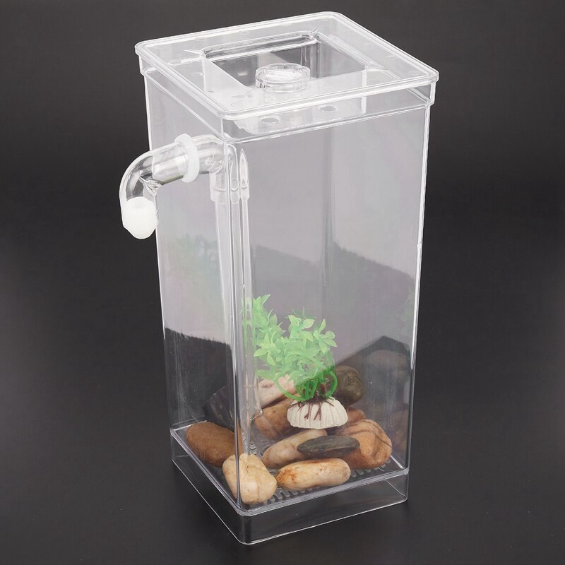 LED Mini Fish Tank Aquarium Self Cleaning Fish Tank Bowl Convenient Desk Aquarium For Office Home Decoration Pet Accessories