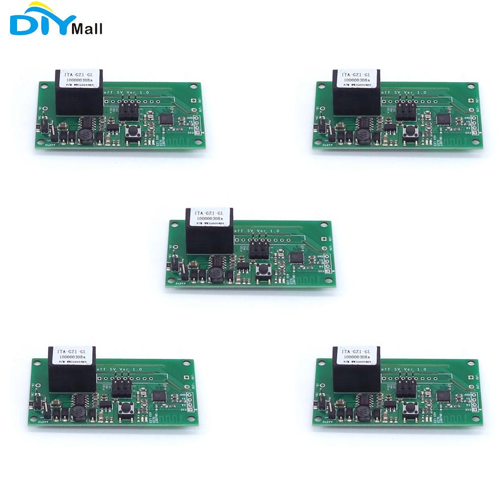 5 stücke Sonoff SV Sichere Spannung WiFi Drahtlose Schalter Clever Heimat Modul Unterstützung Sekundäbetreffend Entwicklung DIYmall
