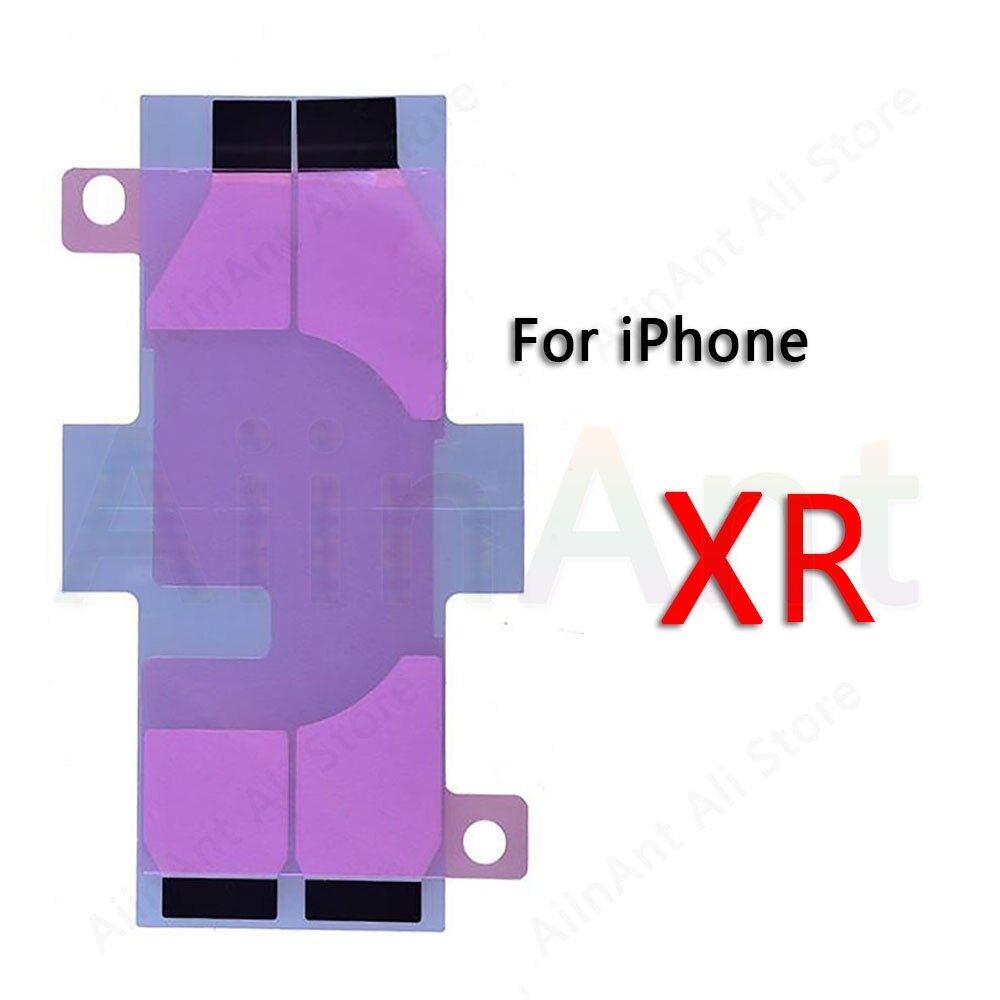 10 Piece Original Adhesive Sticker For iPhone X Xs Max XR 5s 5c 6 6s 7 8 Plus Battery Tape Strip Stickers Repair Parts: For iPhone XR