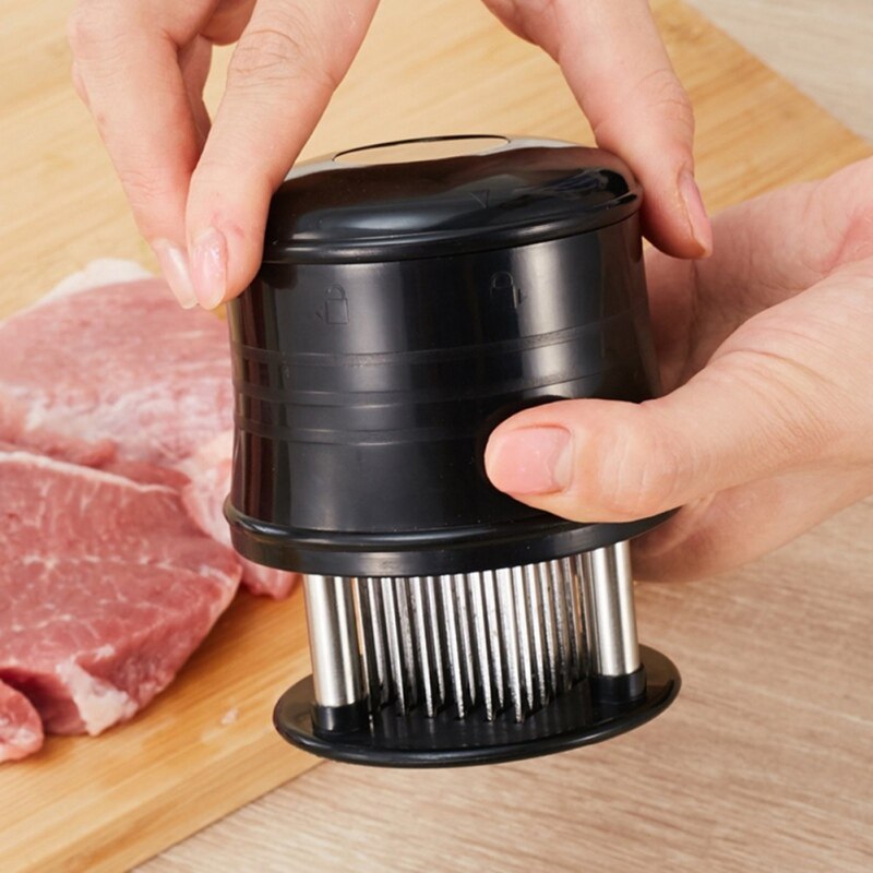 56-pin Rvs Vleesvermalser Draagbare Huishoudelijke Professioal Ronde Vlees Tool Voor Keuken