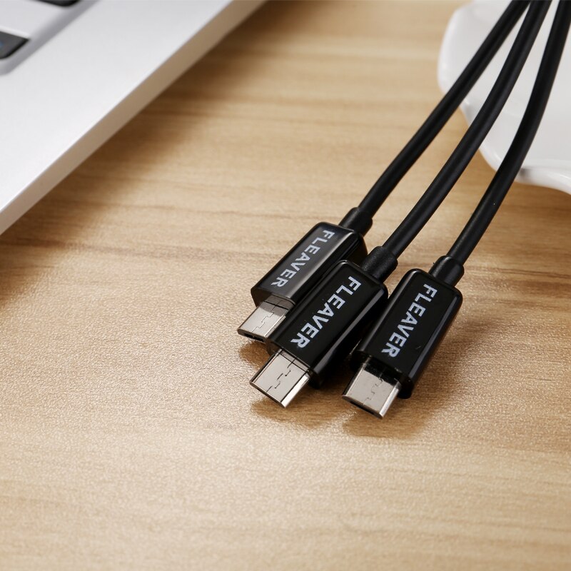 3 In 1 Micro Usb Data Charger Cable