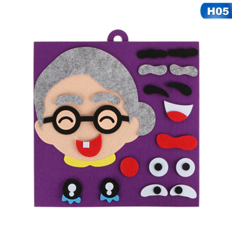 Super Emotion Change Puzzle Toys Expression Best For Children Changable Face Puzzles For Children: H05