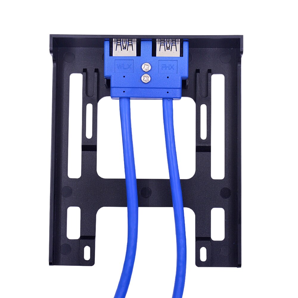 CHIPAL-adaptateur de câble FDD, 20 broches, 2 ports, Hub USB 3.0, support de câble FDD 3.5 ", support de disque souple