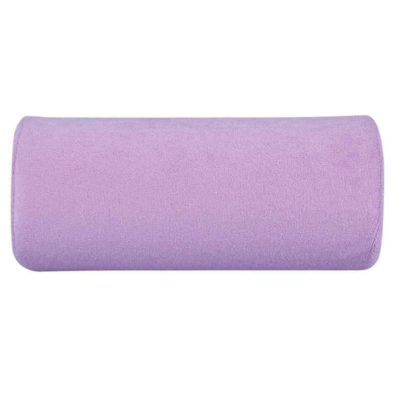 10 Colors Soft Hand Rest Manicure Table Washable Hand Rest Cushion Pillow Holder Arm Rests Nail Art Stand for Manicure Pillow: Purple