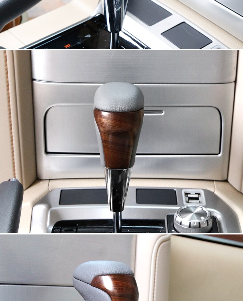 FJ200 LC200, pomo de cambio de marchas de madera para coche Toyota Land Cruiser 200 , accesorios