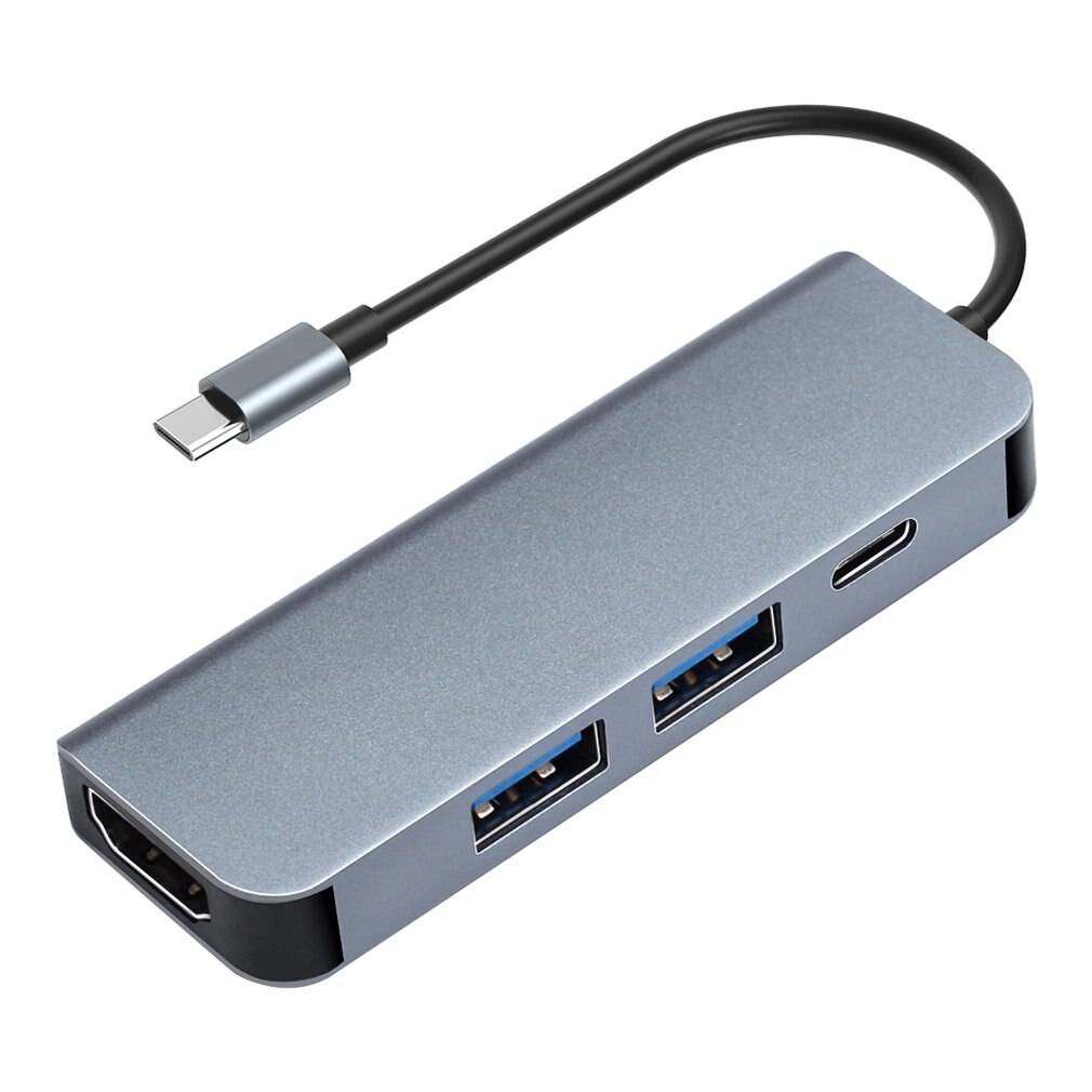 Portable USB 3.0 Universal Docking Station 4-in-1 Type-c To USB+HDMI+TYPE High Definition Docking Station