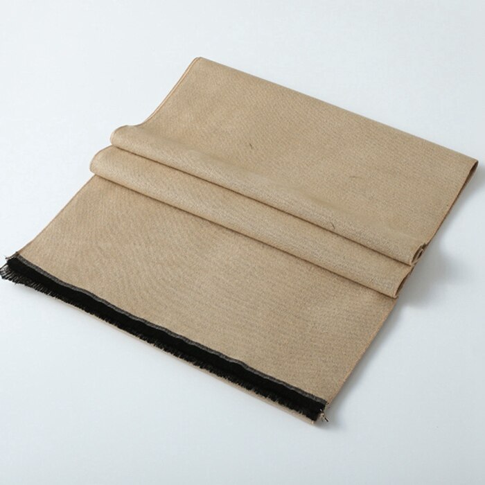Novo inverno cachecol de caxemira homem negócios simples cor pashmina outono lã xales e envoltórios masculino alta qualidade manter cachecóis quentes: SFP029C5