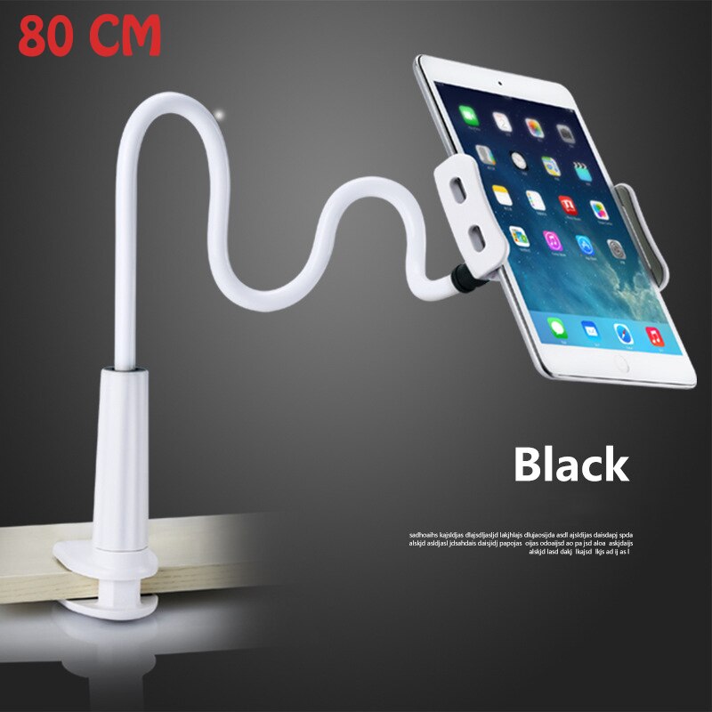 Tablet Del Supporto Del Basamento Per Ipad Air Mini Xiaomi Mipad Huawei Samsung Da 4.0 A 10.6 pollici Universale Long Arm Phone & tablet Del Supporto Del Basamento: White black 80CM