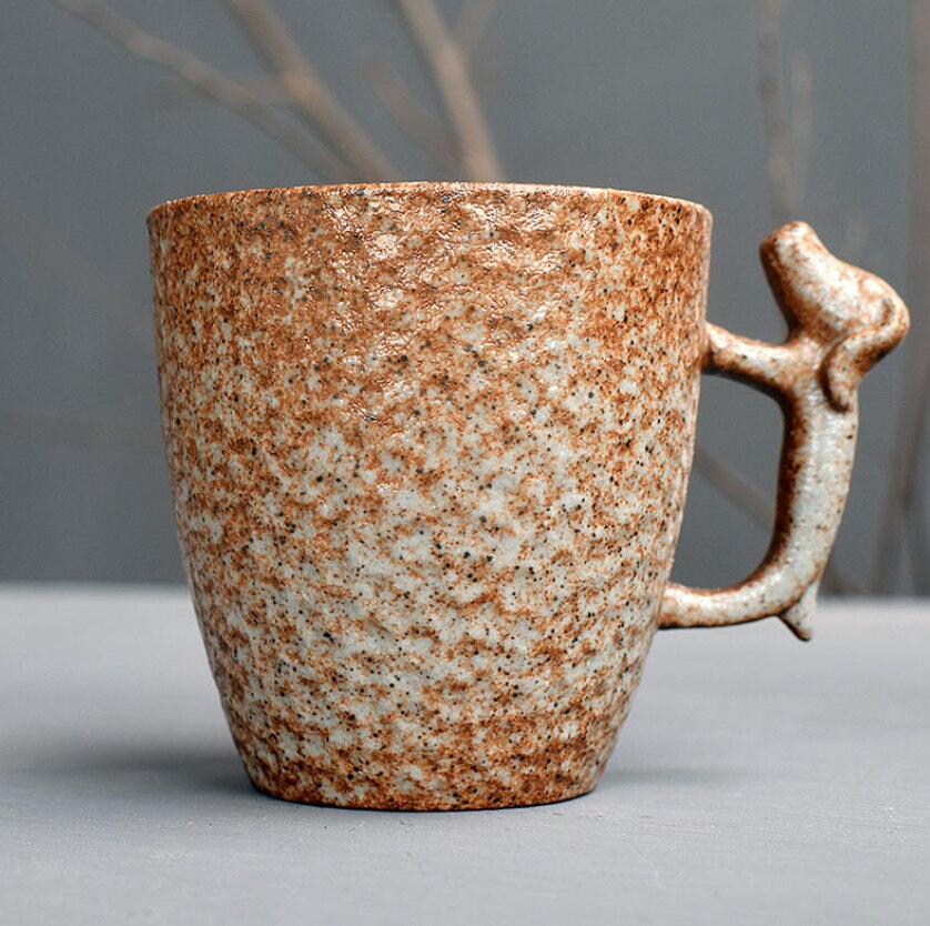 ceramic teacup cute dog chinese tea cup drinkware 120ml: Style C