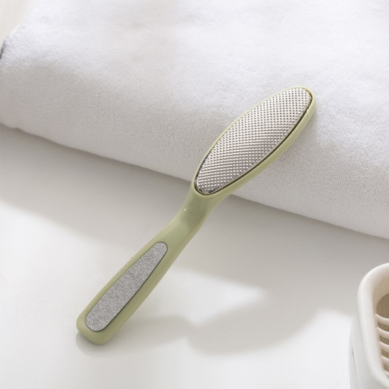 Râpe à pied professionnelle Double face, râpe à pied, râpe à peaux mortes dures, élimination des callosités, lime de pédicure, râpe à talon, outils de soins des pieds: YELLOW