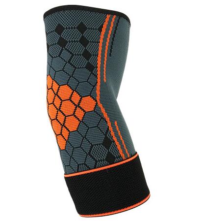 Elastic Bandage Elbow Support Anti-skid Compresion Elbow Protectors Armrests manicotti ciclismo Elbow Pads For Basketball: Orange / M