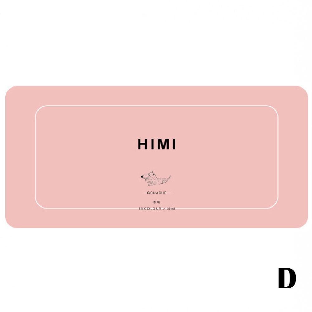 18 Kleuren Draagbare Art Jelly Gouache Set 30Ml Niet Giftig Voor Kunstenaars Gouache Met Aquarel Studenten palet S6P8: Roze