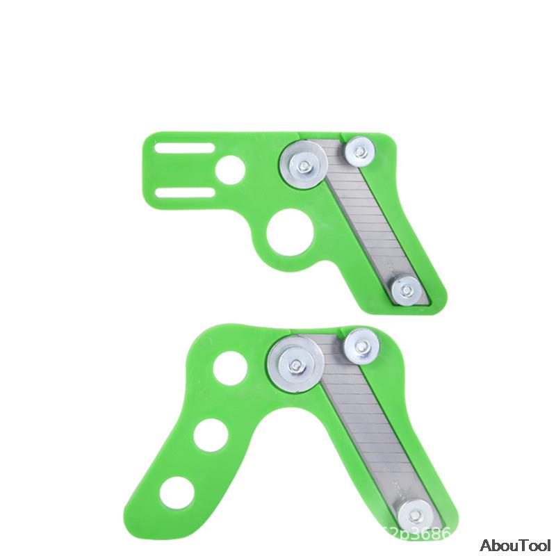 Edge Strip Trimming Knife Manual Paint-Free Board Sealing Thickened Scraping Knife PVC Scraping Edge Artifact Woodworking Head: one set