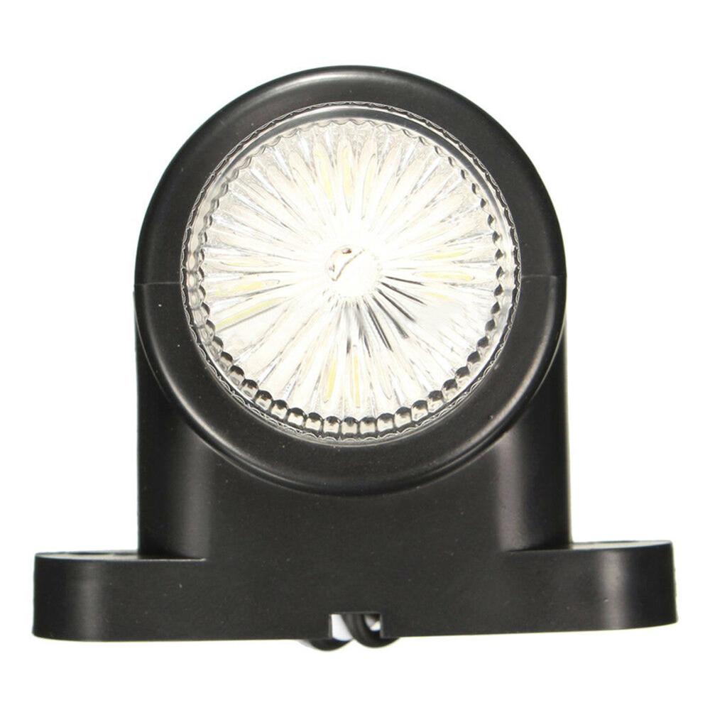 4 pcs 8-LED Braking Ligh Red White Side Marker Lights Outline Lamp Car Truck Trailer Van 12-24V