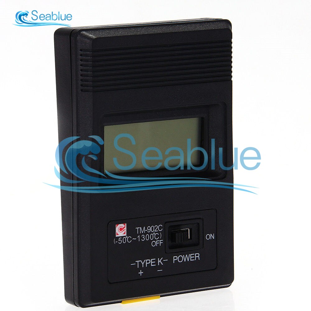 TM-902C LCD Temperature Meter TM902C Digital K Type Thermometer Sensor+Thermocouple Probe Detector (-50C to 1300C)