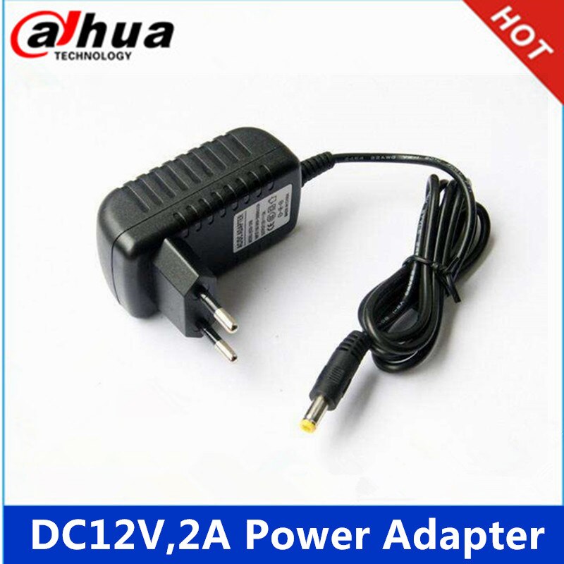 Dc12v 2a eu stekkeradapter voeding dahua ip camera hikvision ip camera