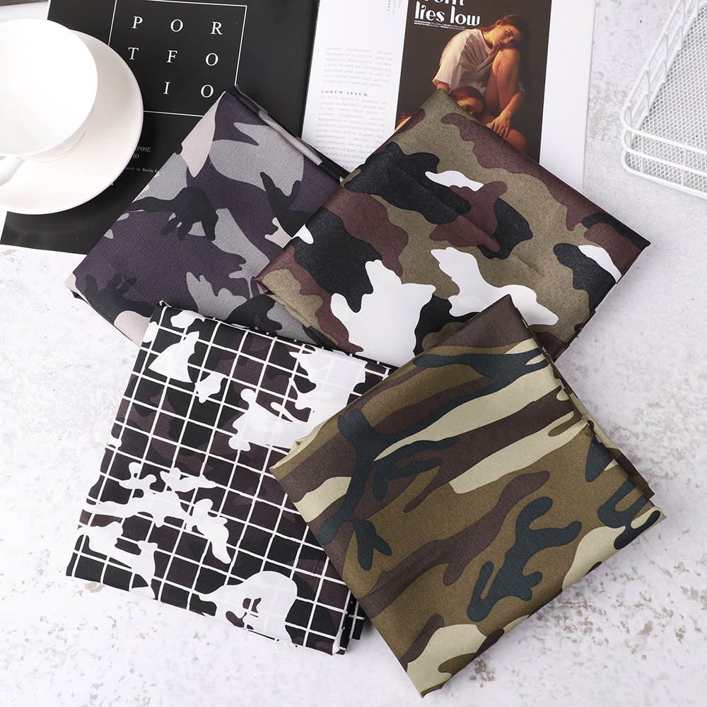 150*91cm Stoff Camouflage Print Baumwolle Tuch für Camo Tasche Tuch Nähen Spielzeug Kappe Outdoor Schals, Der Materialien DIY Handwerk