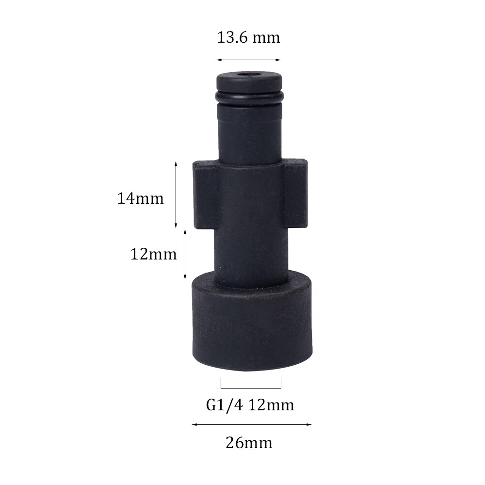 High Pressure Water Gun Connector For Karcher For Nilfisk Snow Foam Lance Foam Nozzle Adapter Car Washer: Rood