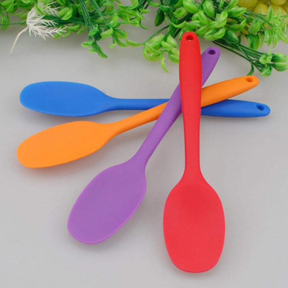 High Grade Silicone Spoon Cake Putty Spatula Bakeware Large Unity Spoon Utensil