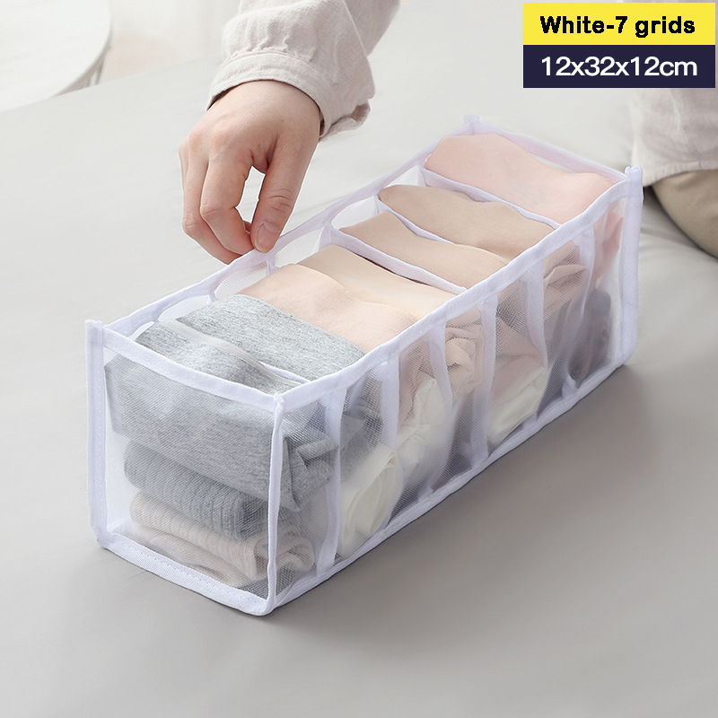 Closet storage box folding underwear storage box partition drawer storage box jeans wardrobe storage box clothes